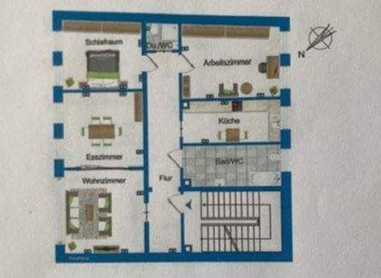 Wohnung zur Miete 665 € 4 Zimmer 122 m² frei ab sofort Aue-Bad Schlema 08280