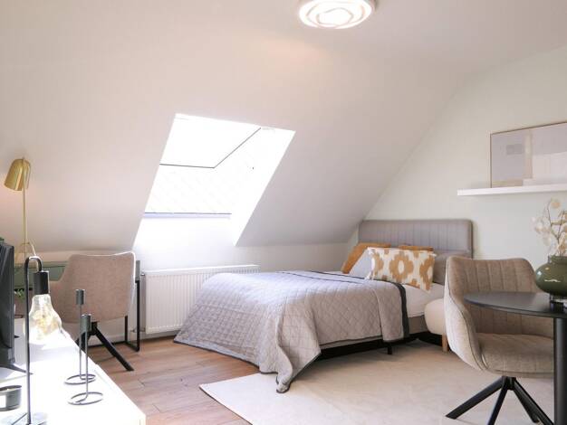 Studio zur Miete 860 € 1 Zimmer 24 m² 1. Geschoss frei ab sofort Bruchwiesenstr. 6 Darmstadt 64285