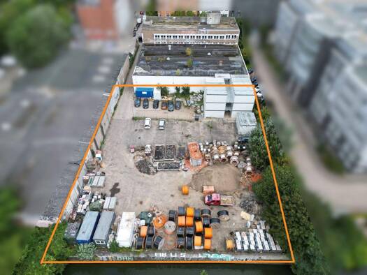 Freifläche zur Miete 1.800 m² Lagerfläche teilbar ab 400 m² Borgfelde Hamburg 20537