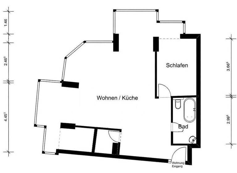 Wohnung zum Kauf provisionsfrei 329.000 € 2 Zimmer 75 m² 2. Geschoss Albrechtstr. 22 Ostertor Bremen 28203