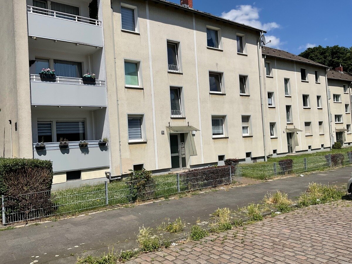 Wohnung zur Miete 440 € 3 Zimmer 56 m²<br/>Wohnfläche 1.<br/>Geschoss Spessartstr. 58 Mittelmeiderich Duisburg 47137