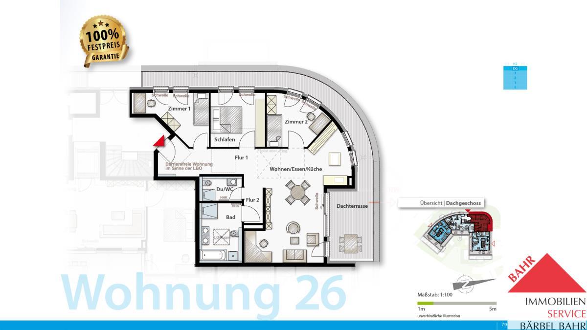 Wohnung zum Kauf provisionsfrei 789.000 € 4 Zimmer 116 m²<br/>Wohnfläche Sindelfingen 2 Sindelfingen 71063