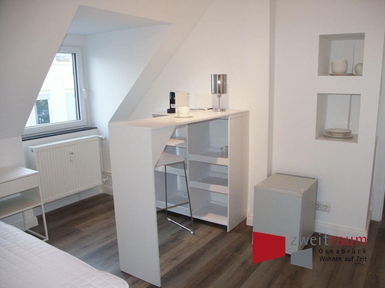 Wohnung zur Miete Wohnen auf Zeit 535 € 1 Zimmer 21 m²<br/>Wohnfläche 01.12.2024<br/>Verfügbarkeit Westerberg 33 Osnabrück 49078