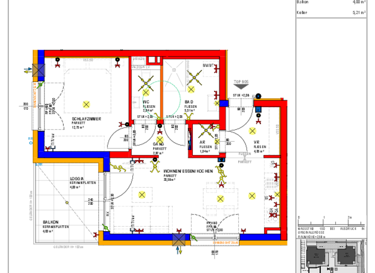 Wohnung zur Miete - Erstbezug 653 € 2 Zimmer 49,8 m² 1. Geschoss Kellner-Straße/Perausch-Straße Enns 4470