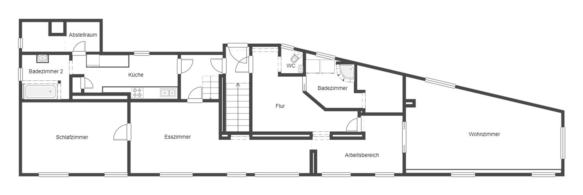 Immobilie zum Kauf als Kapitalanlage geeignet 79.900 € 6 Zimmer 180 m²<br/>Fläche 320,2 m²<br/>Grundstück Leuben Nossen 01683