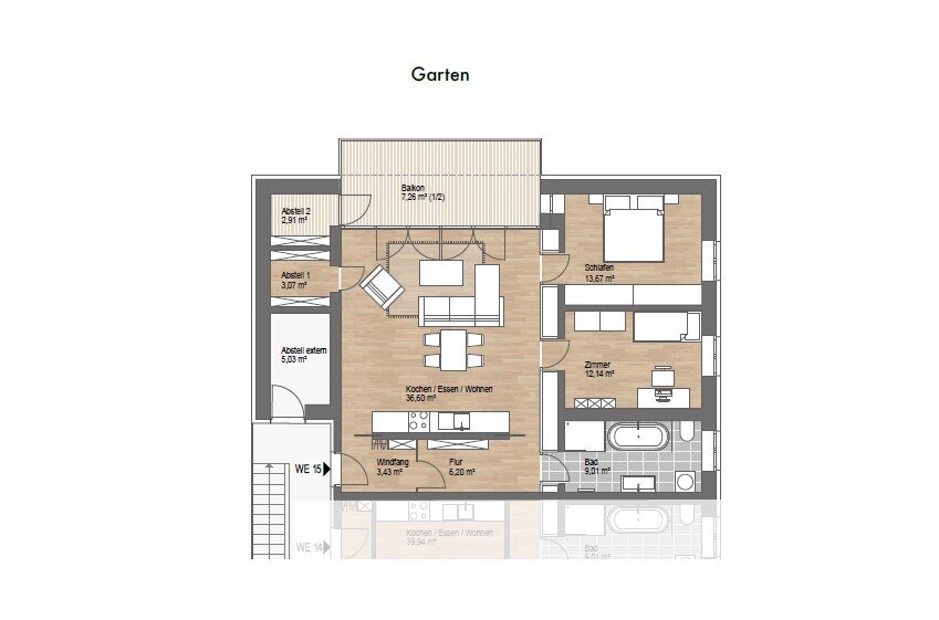 Wohnung zum Kauf provisionsfrei 505.000 € 3 Zimmer 94,3 m²<br/>Wohnfläche 2.<br/>Geschoss Eutritzsch Leipzig 04129