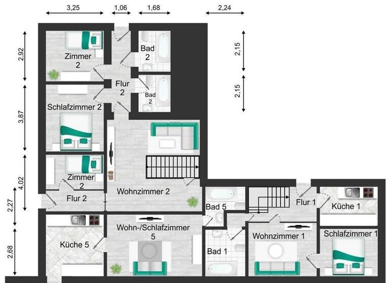 Mehrfamilienhaus zum Kauf als Kapitalanlage geeignet 299.000 € 14 Zimmer 340 m² 3.000 m² Grundstück Neuhaus Amt Neuhaus 19273