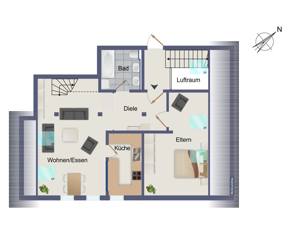 Maisonette zum Kauf 219.000 € 3 Zimmer 77,9 m²<br/>Wohnfläche Iptingen Wiernsheim / Iptingen 75446