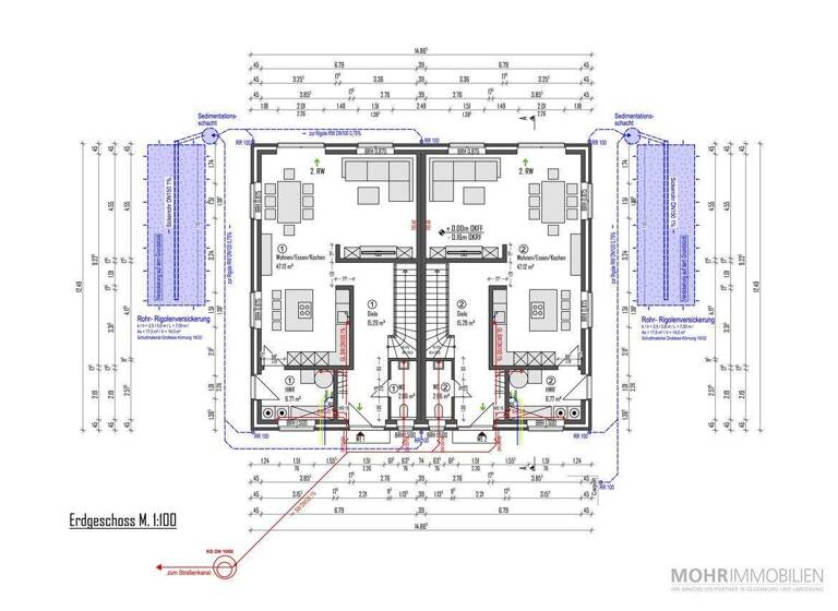 Doppelhaushälfte zum Kauf - Erstbezug 499.000 € 4 Zimmer 133 m² 2.000 m² Grundstück Esterwegen 26897