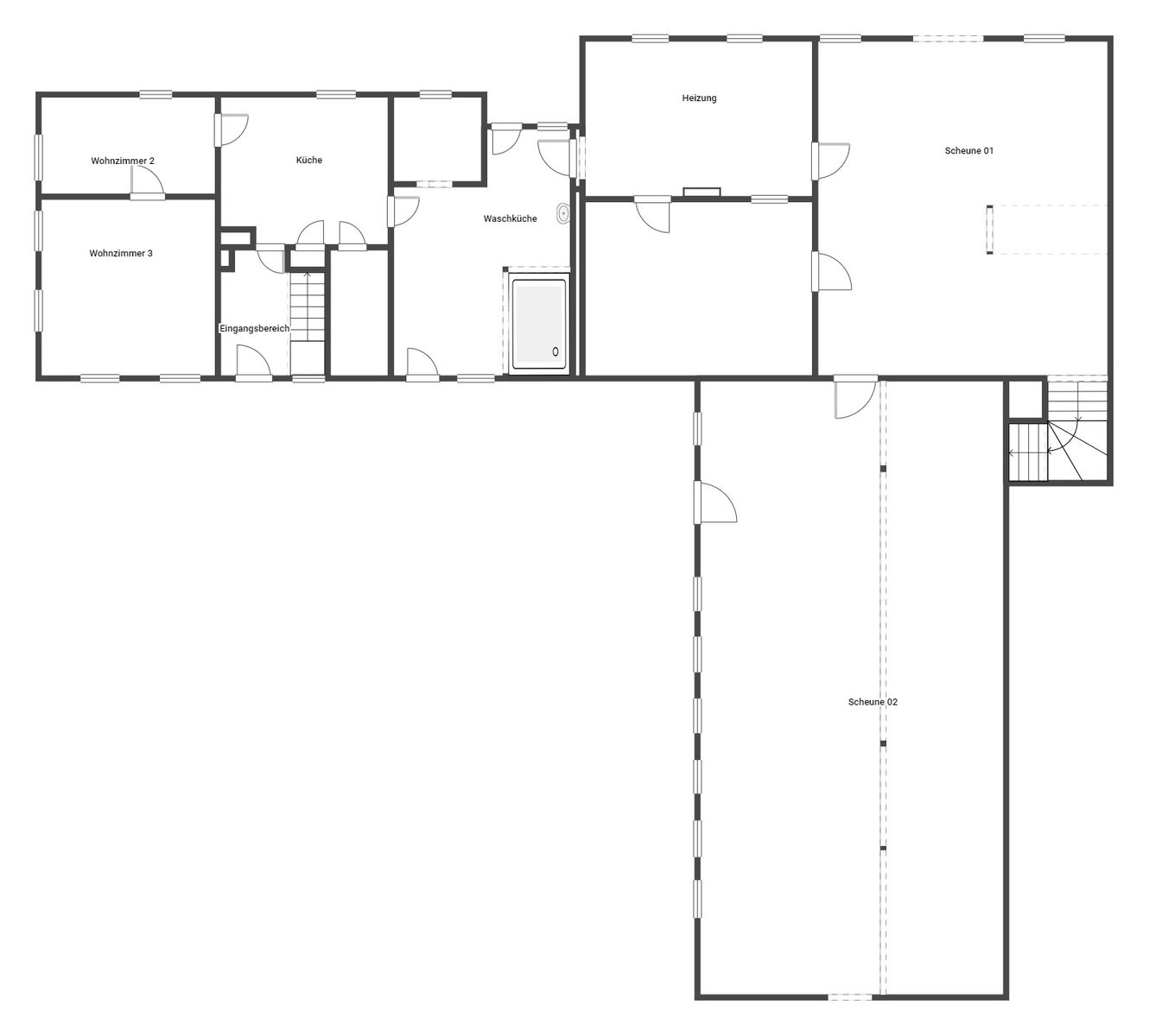 Immobilie zum Kauf als Kapitalanlage geeignet 130.000 € 8 Zimmer 176 m²<br/>Fläche 2.335,2 m²<br/>Grundstück Lötzschen Thiendorf 01561