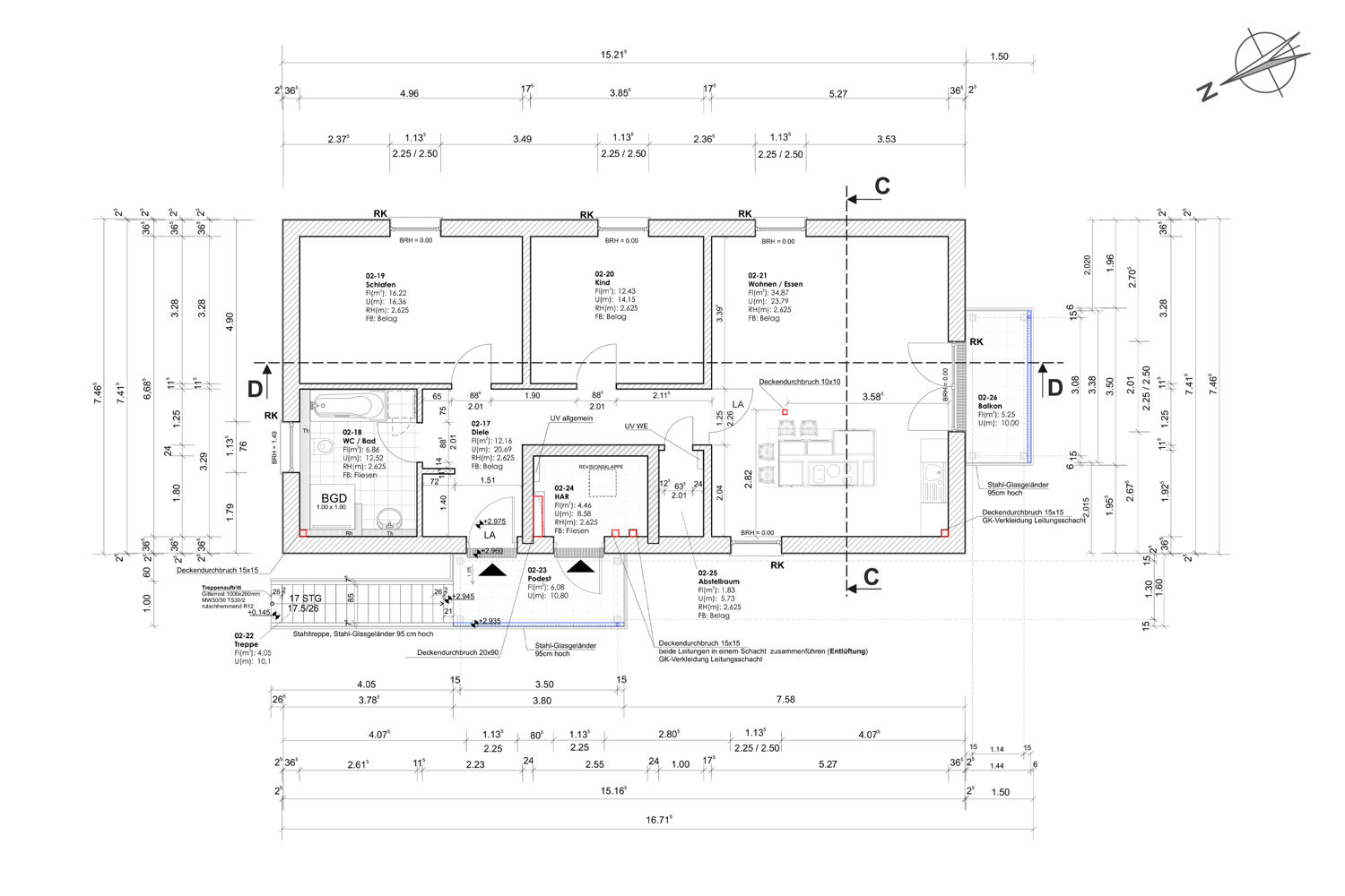 Wohnung zur Miete 1.305 € 3 Zimmer 87 m²<br/>Wohnfläche 01.03.2025<br/>Verfügbarkeit Brieselang Brieselang 14656