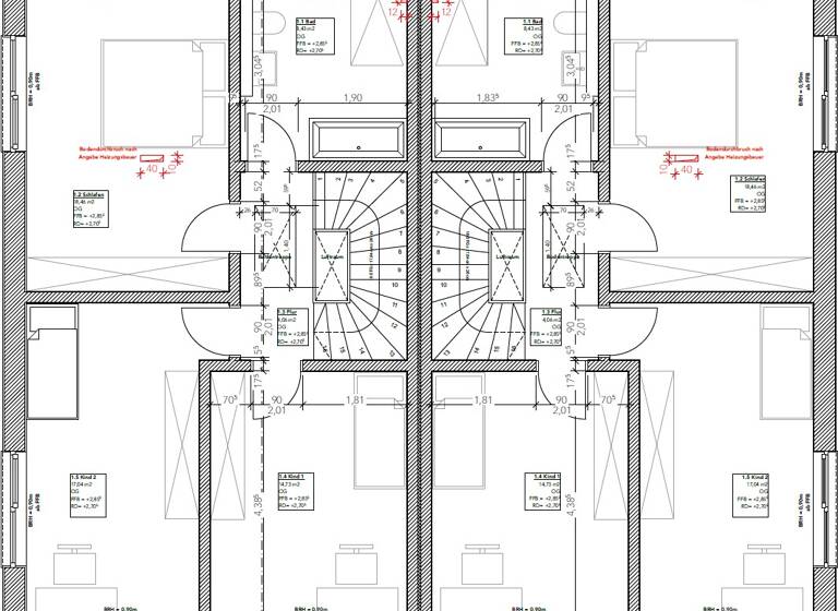 Doppelhaushälfte zum Kauf - Erstbezug provisionsfrei 469.000 € 124 m² Zum Bienenhof 6 Aschach Freudenberg 92272