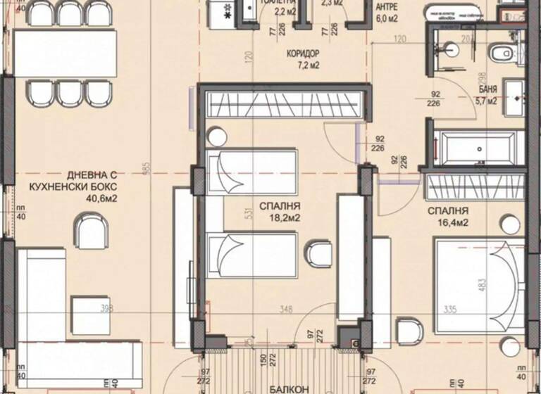 Studio zum Kauf 423.500 € 3 Zimmer 154,4 m² Sofia
