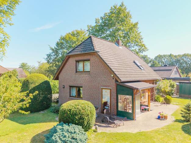 Einfamilienhaus zum Kauf 499.000 € 3 Zimmer 106 m² 1.000 m² Grundstück Leversen Rosengarten 21224