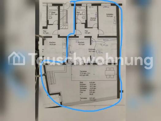 Wohnung zur Miete Tauschwohnung 1.440 € 3 Zimmer 73 m² Raderberg Köln 50968