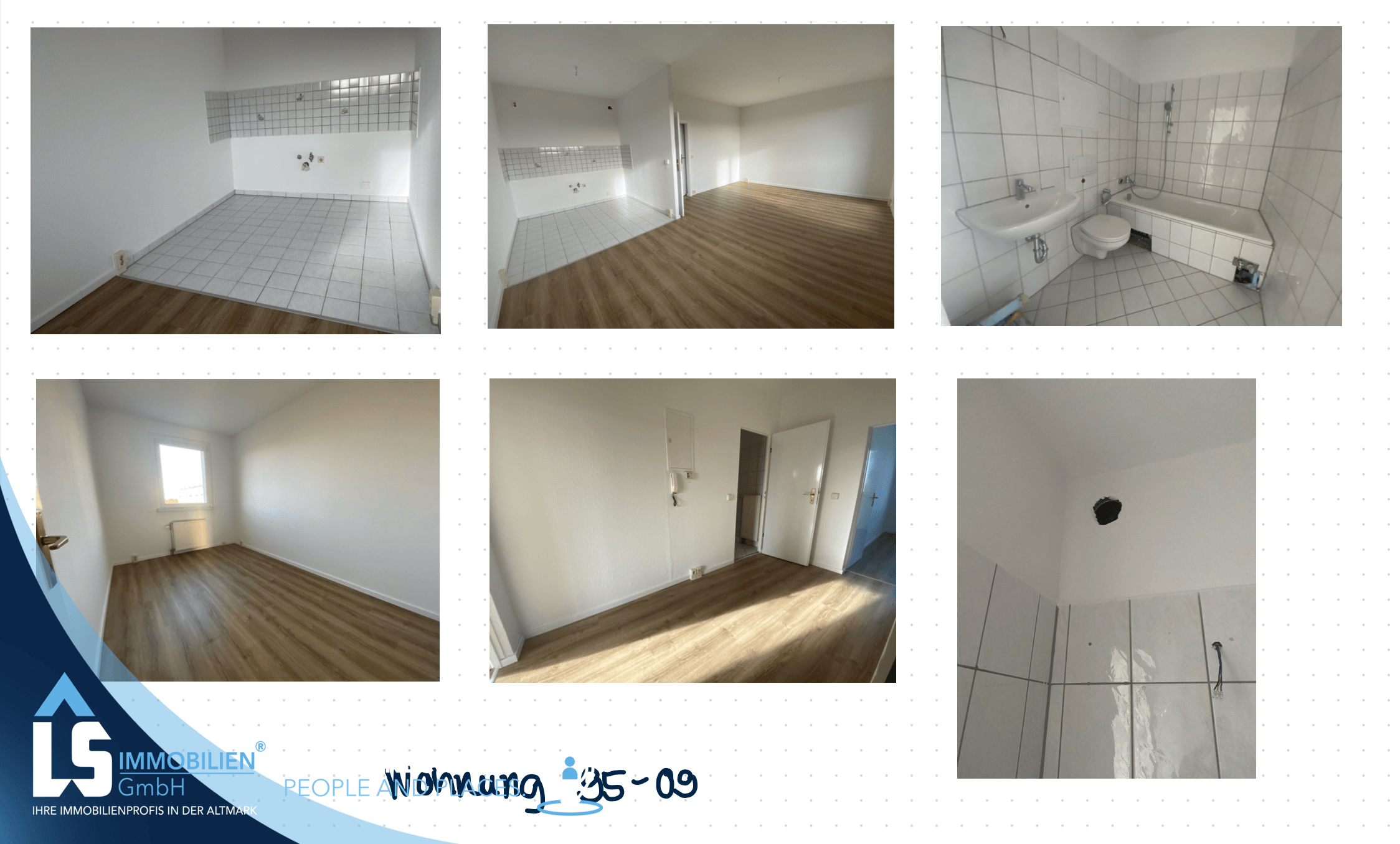 Wohnung zur Miete 336 € 3 Zimmer 56 m²<br/>Wohnfläche Wolfen Bitterfeld-Wolfen 06766