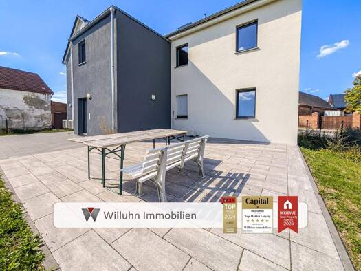 Mehrfamilienhaus zur Miete 2.940 € 8 Zimmer 300 m² 600 m² Grundstück Krostitzer Straße 4 Gollmenz Schönwölkau 04509