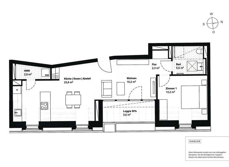 Wohnung zum Kauf 521.500 € 2 Zimmer 66,5 m² 4. Geschoss Mitte Hannover / Mitte 30159