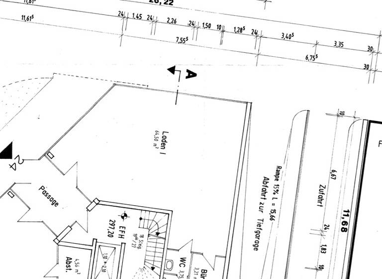 Laden zur Miete provisionsfrei 469 € 1 Zimmer 78 m² Verkaufsfläche Limbacher Straße 24 Schloßchemnitz Chemnitz 09113