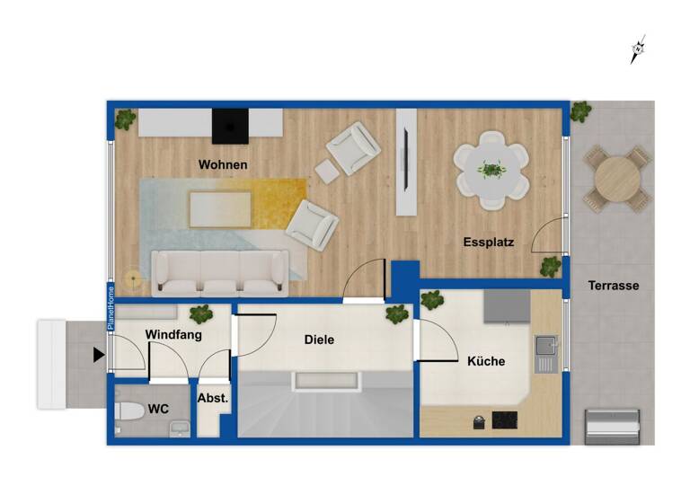 Reihenendhaus zum Kauf 475.000 € 4 Zimmer 97,6 m² 409 m² Grundstück Ober-Eschbach Bad Homburg vor der Höhe 61352