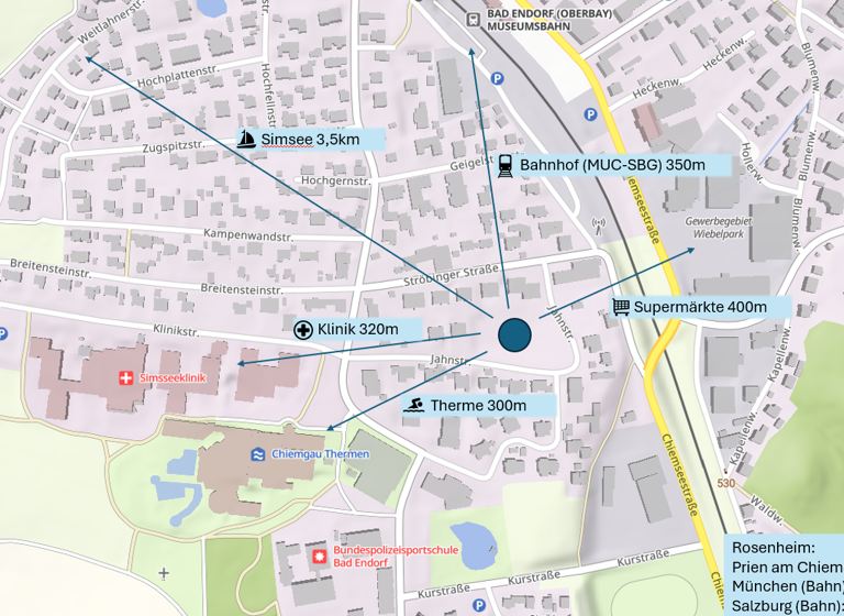 Penthouse zum Kauf provisionsfrei 1.054.000 € 3 Zimmer 135 m²<br/>Wohnfläche 01.08.2025<br/>Verfügbarkeit Bad Endorf Bad Endorf 83093