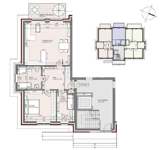 Studio zur Miete