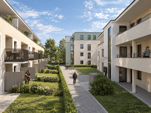 Terrassenwohnung zum Kauf - Neubau provisionsfrei 435.872 € 3 Zimmer 82,2 m² 2 Geschosse frei ab 01.11.2027 Winhöring Winhöring 84543