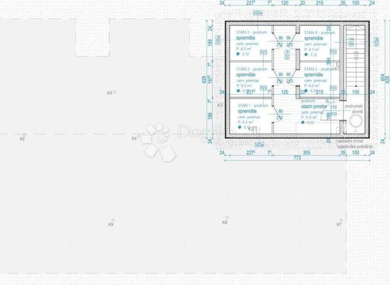 Wohnung zum Kauf 498.000 € 4 Zimmer 163 m² 1. Geschoss Vodice