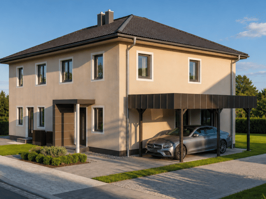 Doppelhaushälfte zum Kauf - Erstbezug provisionsfrei 4,5 Zimmer 114 m² 792 m² Grundstück Gohlis Dresden 01156