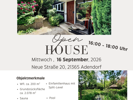 Einfamilienhaus zum Kauf 645.000 € 5 Zimmer 200 m² 1.852 m² Grundstück Adendorf Adendorf 21365