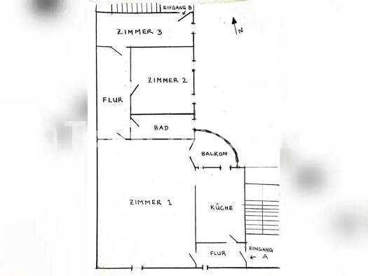 Wohnung zur Miete Tauschwohnung 572 € 3 Zimmer 89 m² 4. Geschoss Kreuzberg Berlin 10997