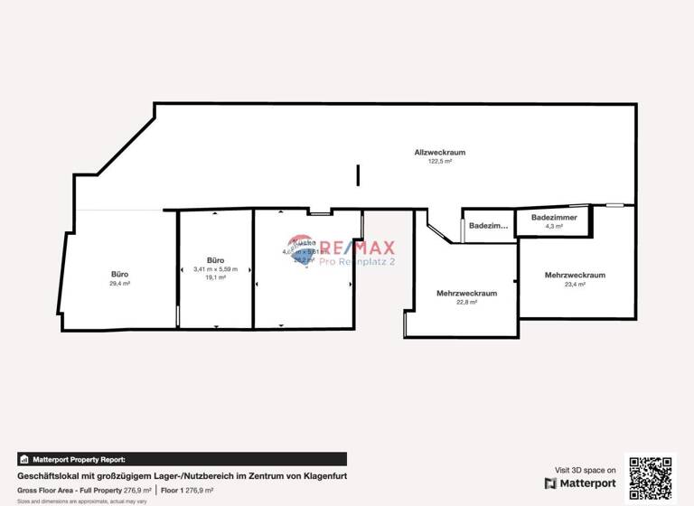 Laden zur Miete 1.586 € 330 m² Verkaufsfläche Innere Stadt Klagenfurt 9020