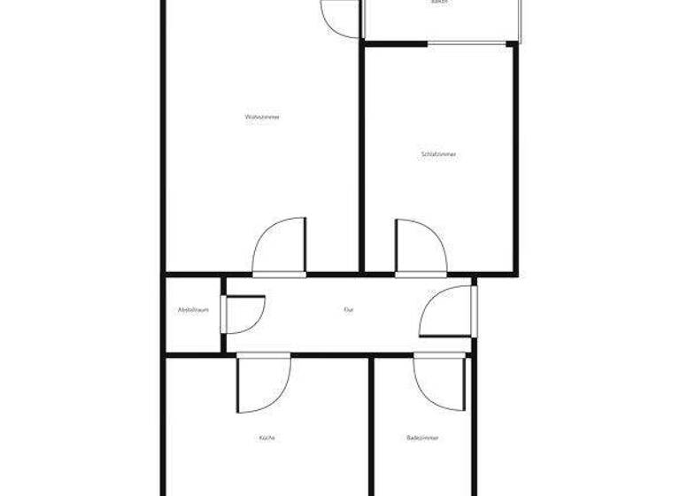 Wohnung zur Miete 548 € 2 Zimmer 54,8 m² frei ab 29.03.2026 Schefflerstr. 13 Braunschweig 38126