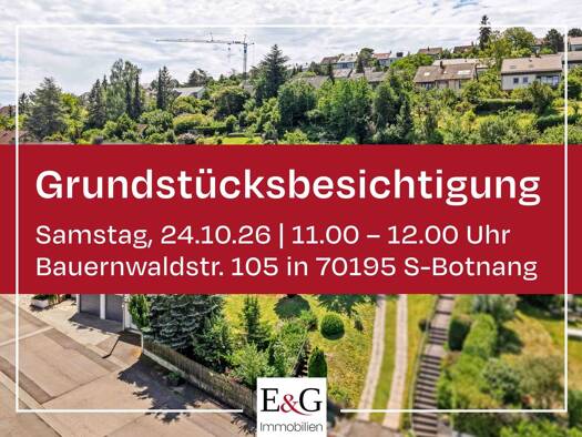 Grundstück zum Kauf 695.000 € 924 m² Grundstück Botnang Stuttgart 70195