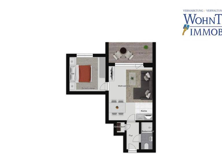 Wohnung zur Miete 310 € 2 Zimmer 46 m² EG Niedenstein 34305