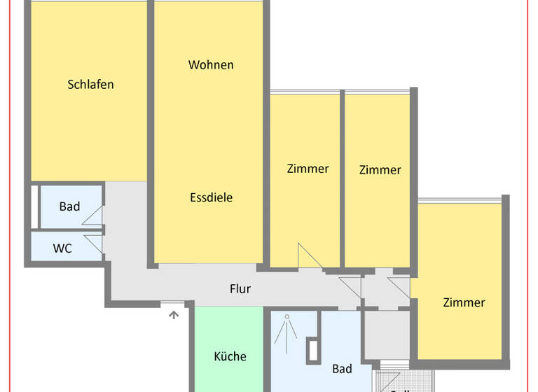 Wohnung zum Kauf 665.000 € 5 Zimmer 154 m² Kempten 87439