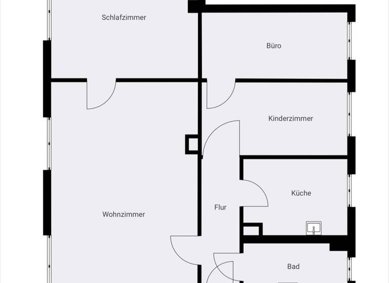 Wohnung zum Kauf 88.500 € 4 Zimmer 94 m² 2. Geschoss frei ab sofort Kaltennordheim 36452