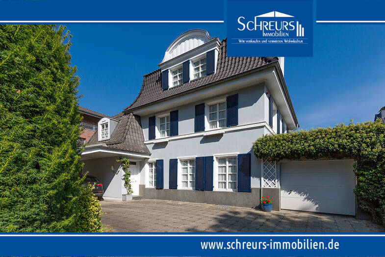 Villa zum Kauf 1.070.000 € 9 Zimmer 264 m² 856 m² Grundstück Stadtwald Krefeld / Bockum (Stadtwald) 47799