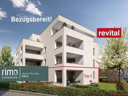 Wohnung zum Kauf - Erstbezug 670.000 € 3,5 Zimmer 80,1 m² EG Raiffeisenstraße 3 Lustenau 6890