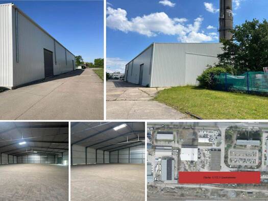 Lagerhalle zur Miete provisionsfrei 1.000 m² Lagerfläche teilbar ab 1.000 m² Engelsdorf Leipzig 04319