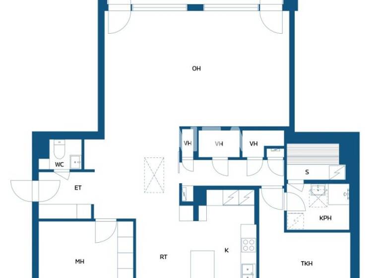 Wohnung zum Kauf 265.000 € 3 Zimmer 110 m² 3. Geschoss Veitsitie 14 Vantaa 01640