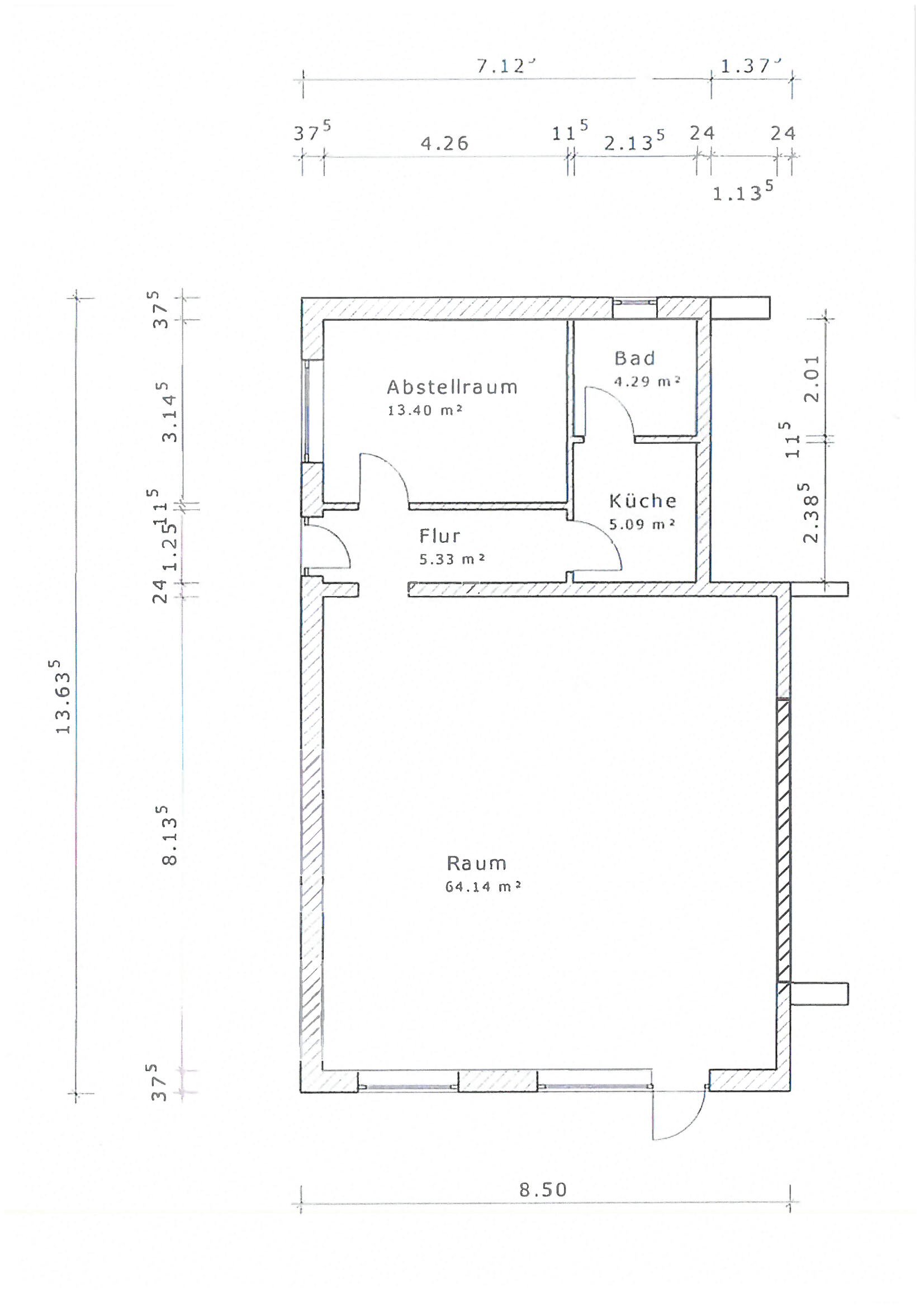 Laden zur Miete 695 € 64 m²<br/>Verkaufsfläche Hambühren II Hambühren 29313