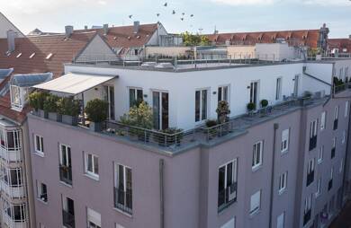 Penthouse zur Miete 2.900 € 4,5 Zimmer 199 m² Innenstadt Augsburg 86150