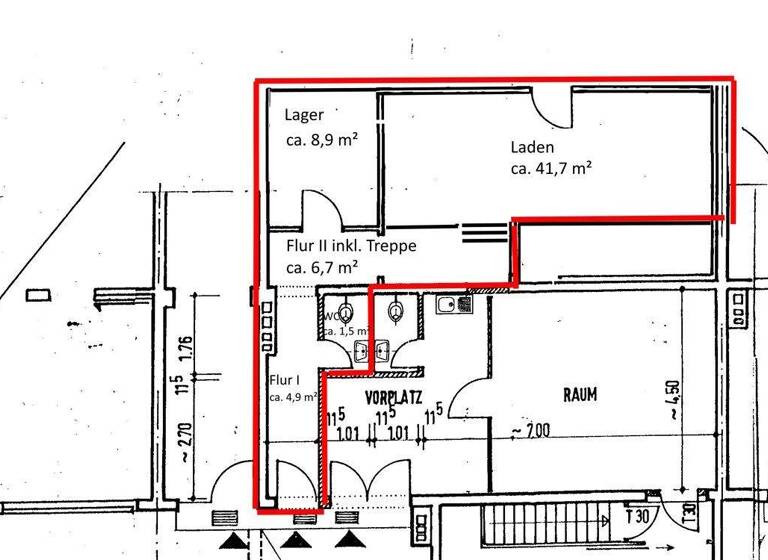 Laden zur Miete 1.200 € 63,7 m² Verkaufsfläche Böfingen Ulm 89075