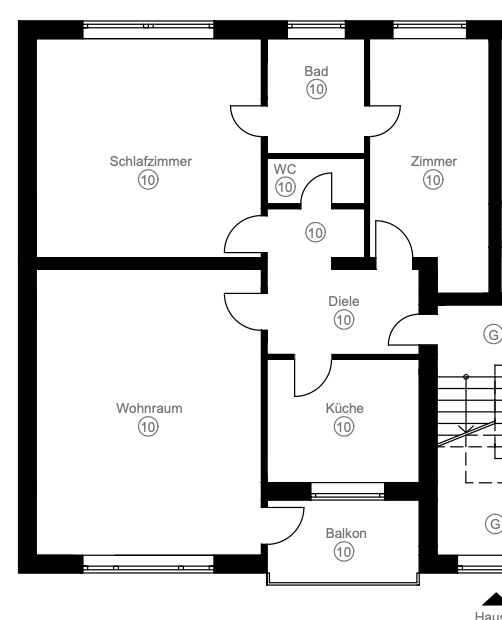 Wohnung zum Kauf 339.000 € 3 Zimmer 85 m²<br/>Wohnfläche 1.<br/>Geschoss Kartäuserstraße 24 Unterrath Düsseldorf 40468