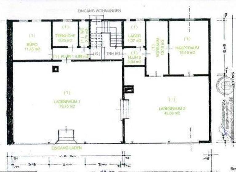 Laden zum Kauf als Kapitalanlage geeignet 279.000 € 204,2 m² Schwenningen Villingen-Schwenningen 78054