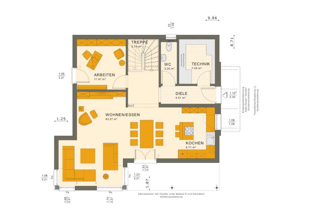 Villa zum Kauf provisionsfrei 410.900 € 5 Zimmer 143 m²<br/>Wohnfläche 1.300 m²<br/>Grundstück Kleinolbersdorf-Altenhain 261 Chemnitz 09128