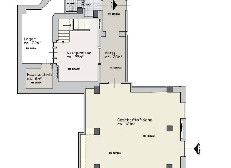 Laden zur Miete 37 € Innere Stadt Graz 8010