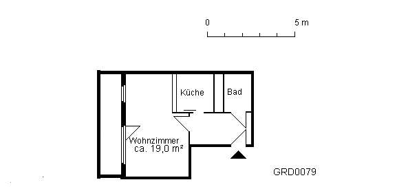 Wohnung zur Miete 345 € 1 Zimmer 36,1 m²<br/>Wohnfläche 10.<br/>Geschoss Unterplan 1 Südliche Innenstadt Halle (Saale) 06110