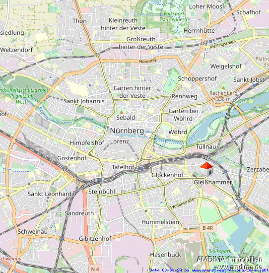 Wohnung zum Kauf 395.000 € 3 Zimmer 100 m²<br/>Wohnfläche Ludwigsfeld Nürnberg 90478